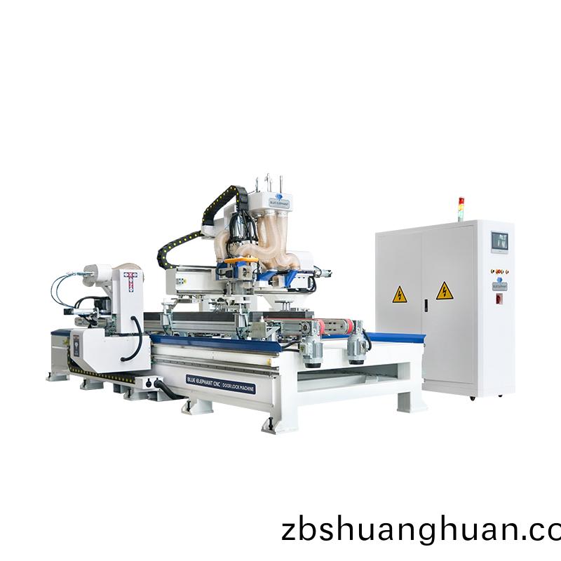 通過(guò)式雙(shuang)通(tong)道鎖孔機(jī)