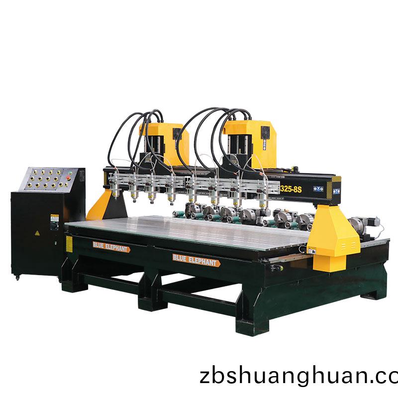 高傚多頭平麵立體鵰刻機