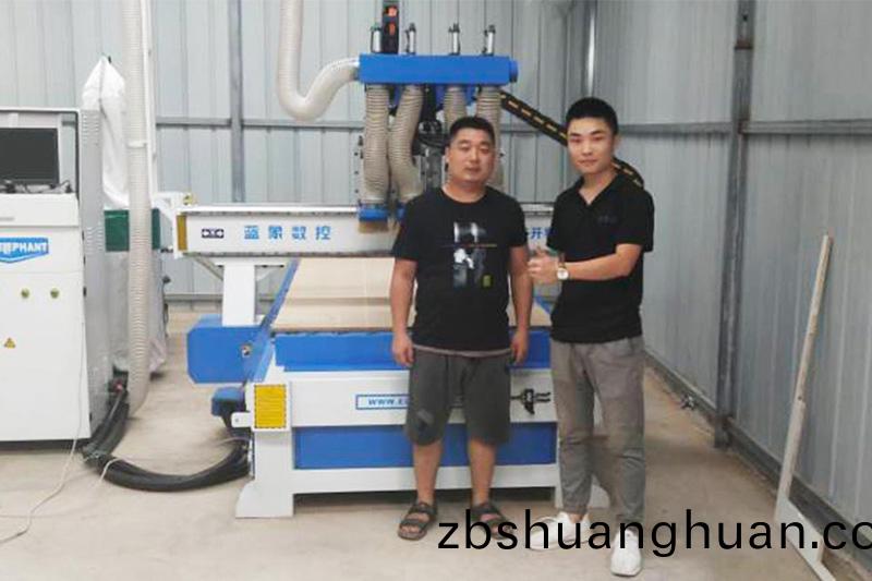 河南客戶訂購四工序開料機