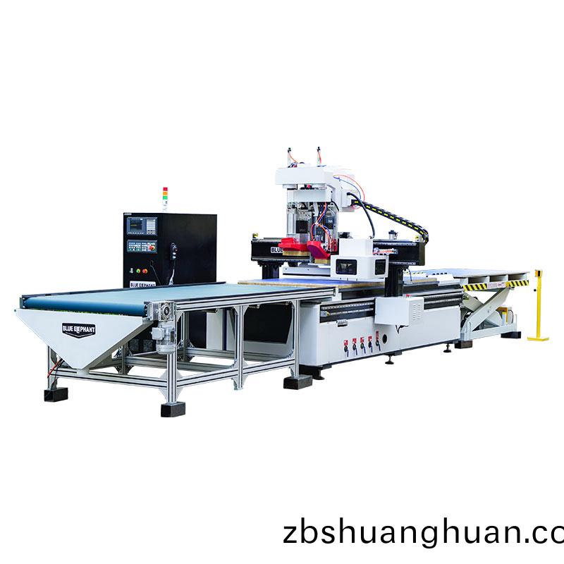 排鑽圓盤換刀加(jia)工中心帶上下料平檯